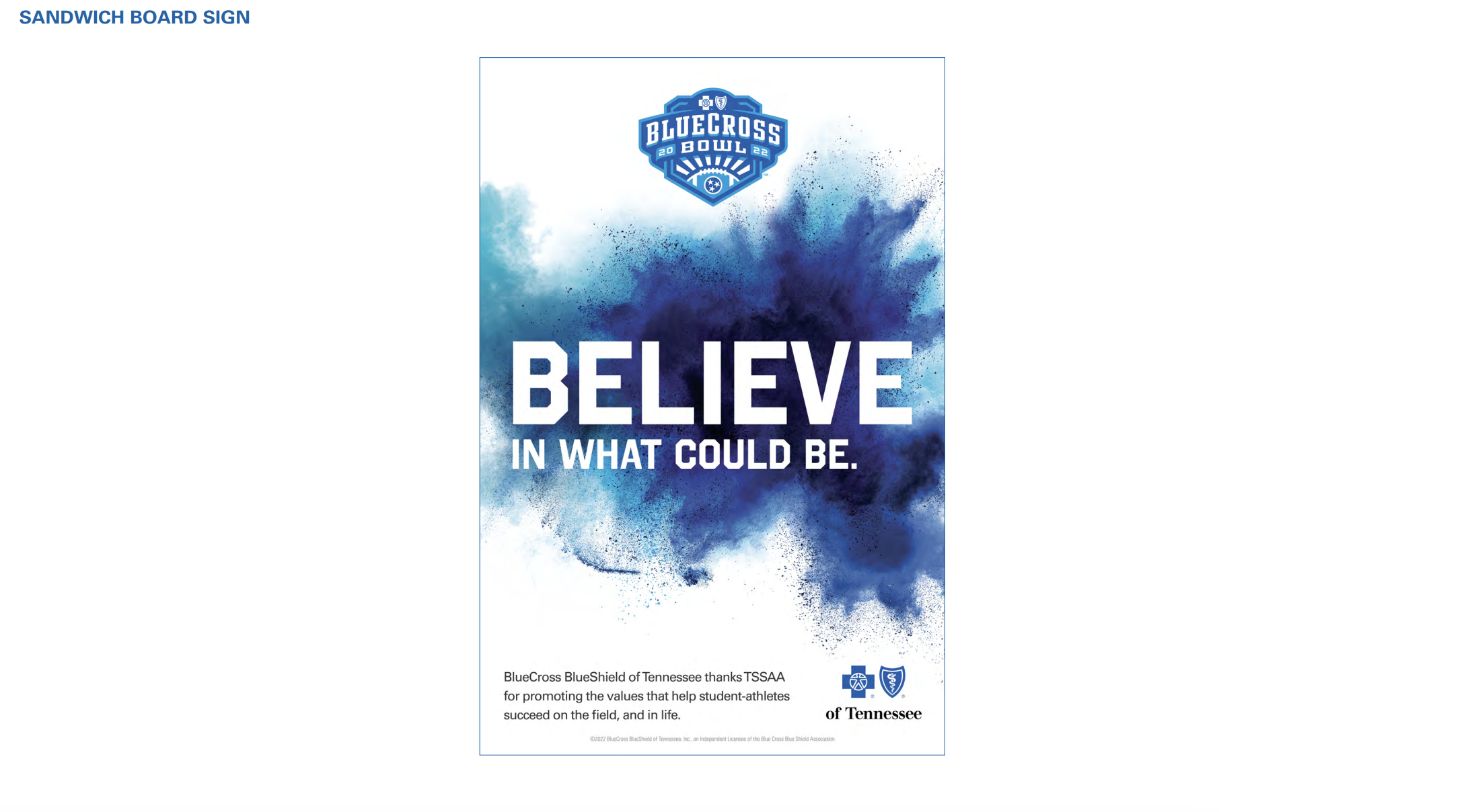 TITAN Health Awards Winner - BlueCross Bowl 2