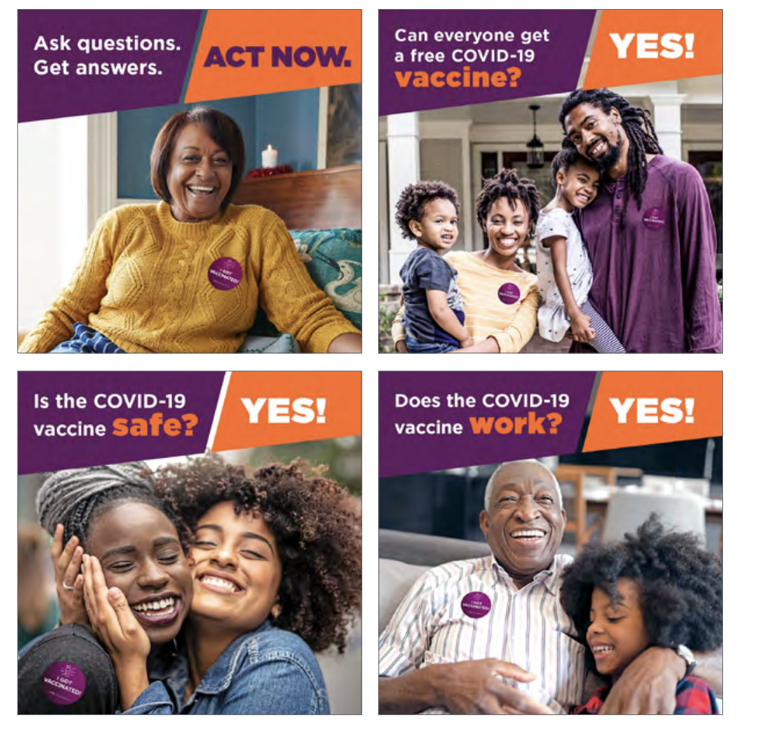 TITAN Health Awards Winner - 2021 Minority Vaccination Social Media Campaign 3