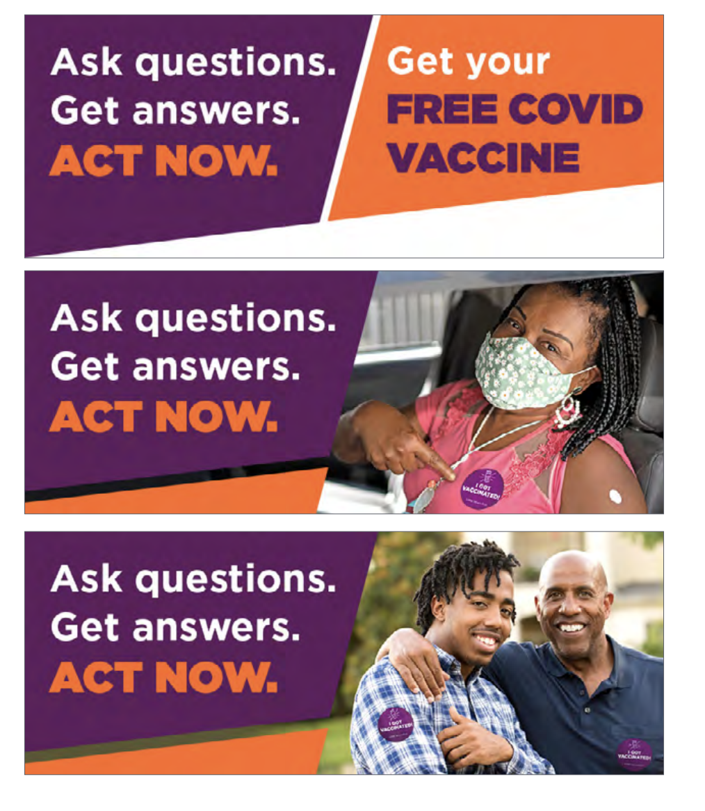 TITAN Health Awards Winner - 2021 Minority Vaccination Social Media Campaign 2