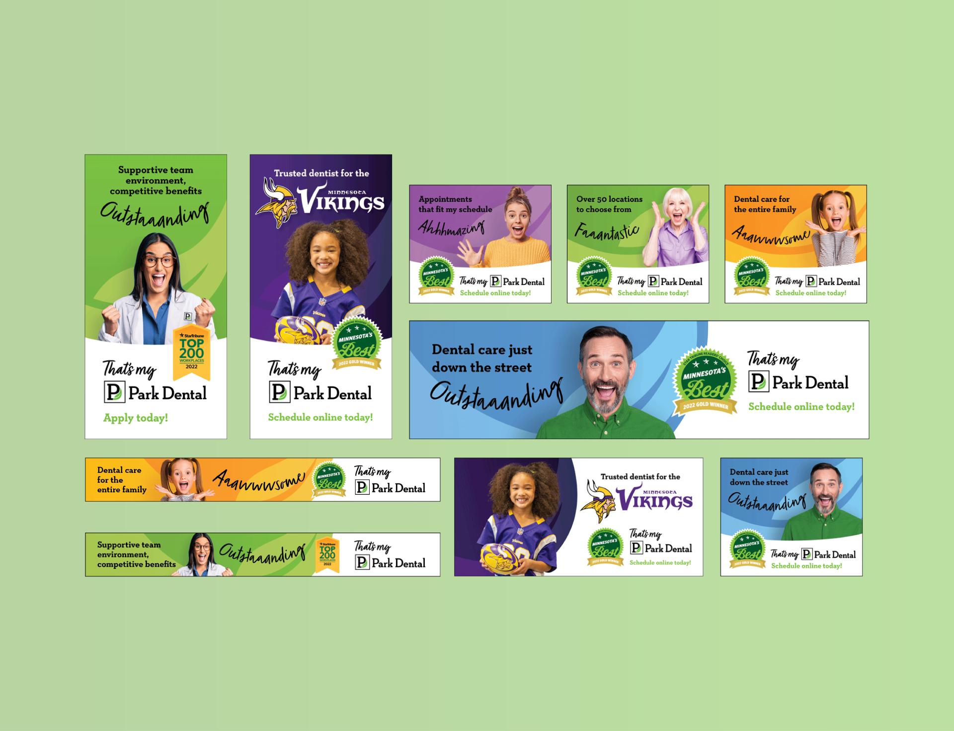 TITAN Health Awards Winner - Park Dental Display Ads 2