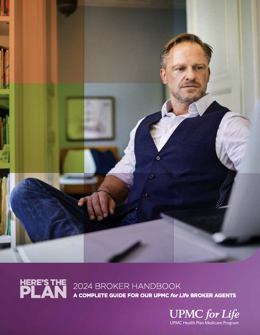 TITAN Health Awards Winner - UPMC for Life 2024 Broker Handbook Medicare Sales 1