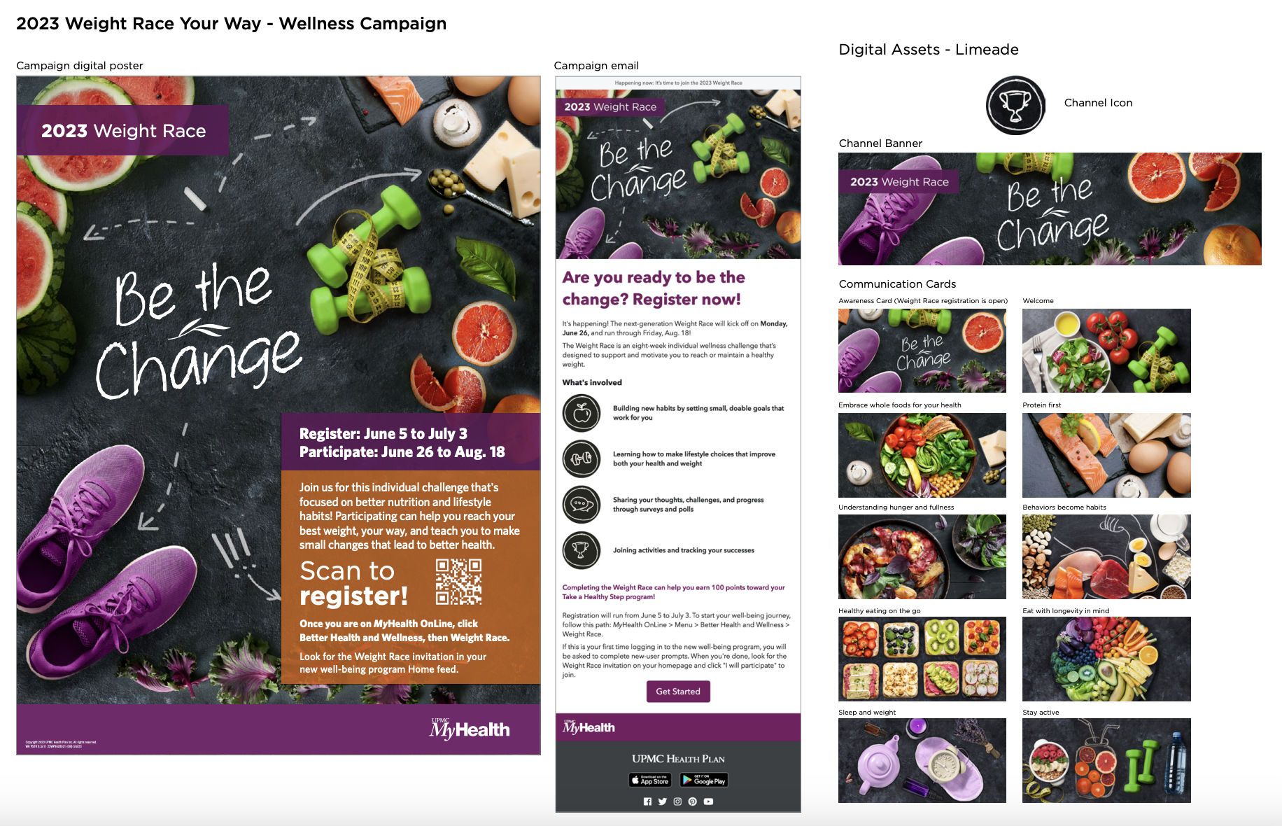 TITAN Health Awards Winner - UPMC Health Plan 2023 Weight Race Your Way Wellness Campaign 1