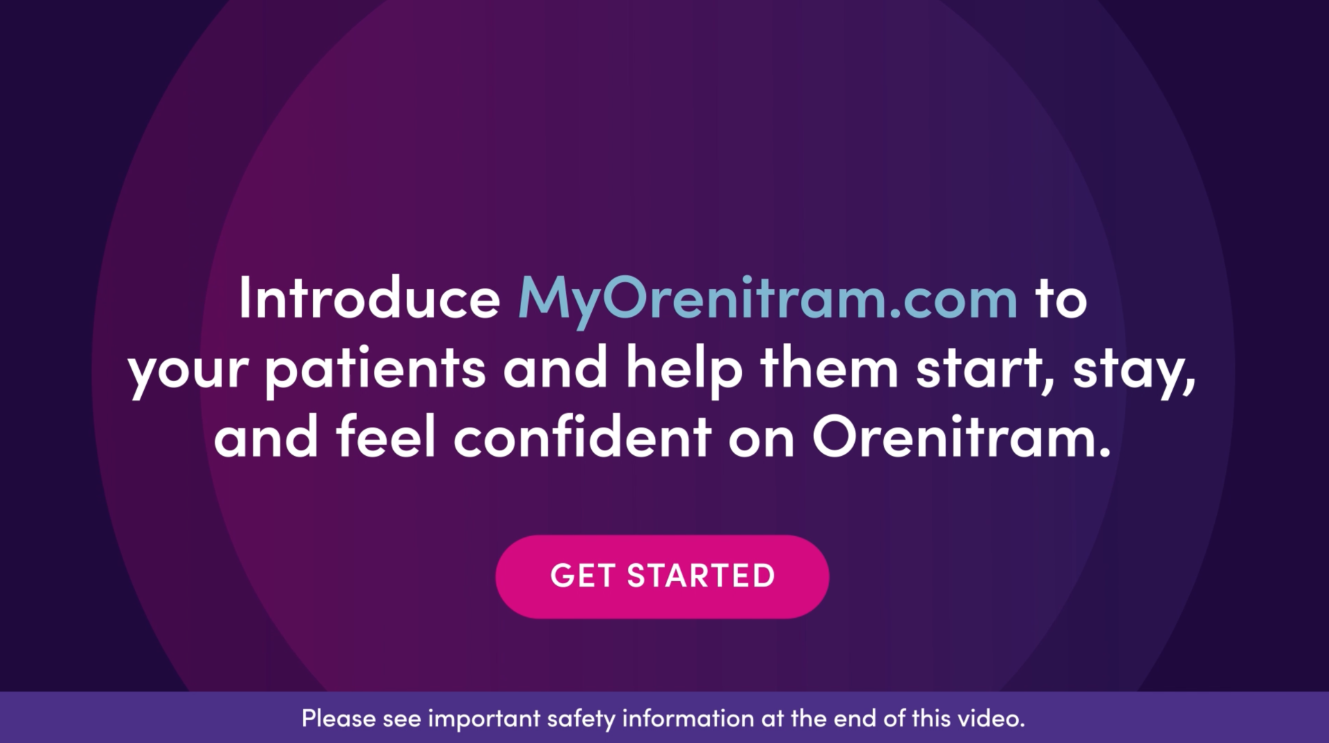 TITAN Health Awards Winner - MyOrenitram Overview Video 8