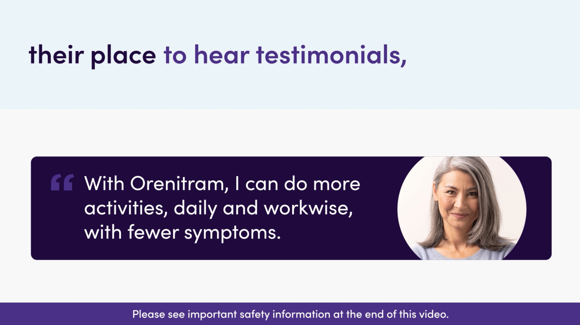 TITAN Health Awards Winner - MyOrenitram Overview Video 7