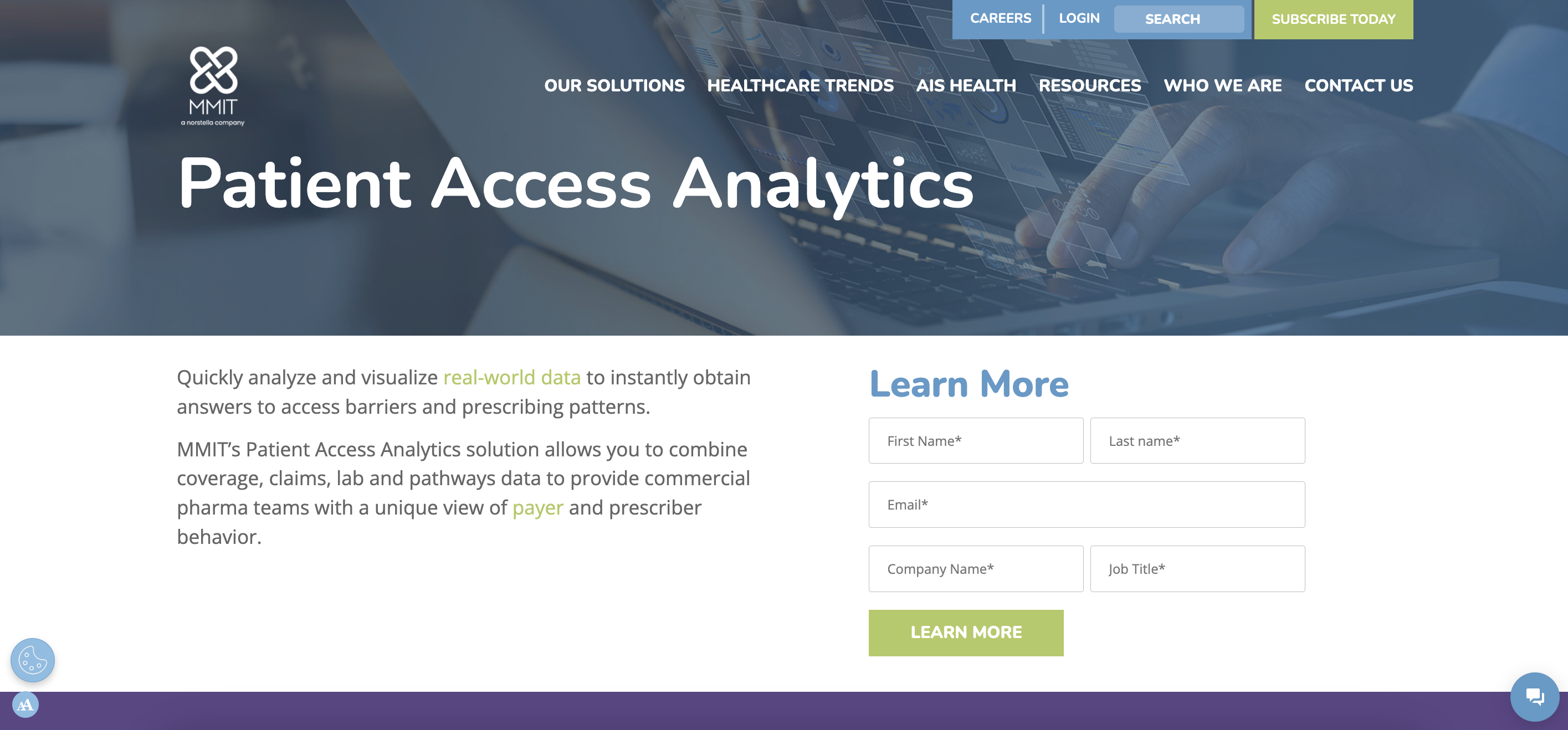 TITAN Health Awards Winner - MMIT’s Patient Access Analytics 1