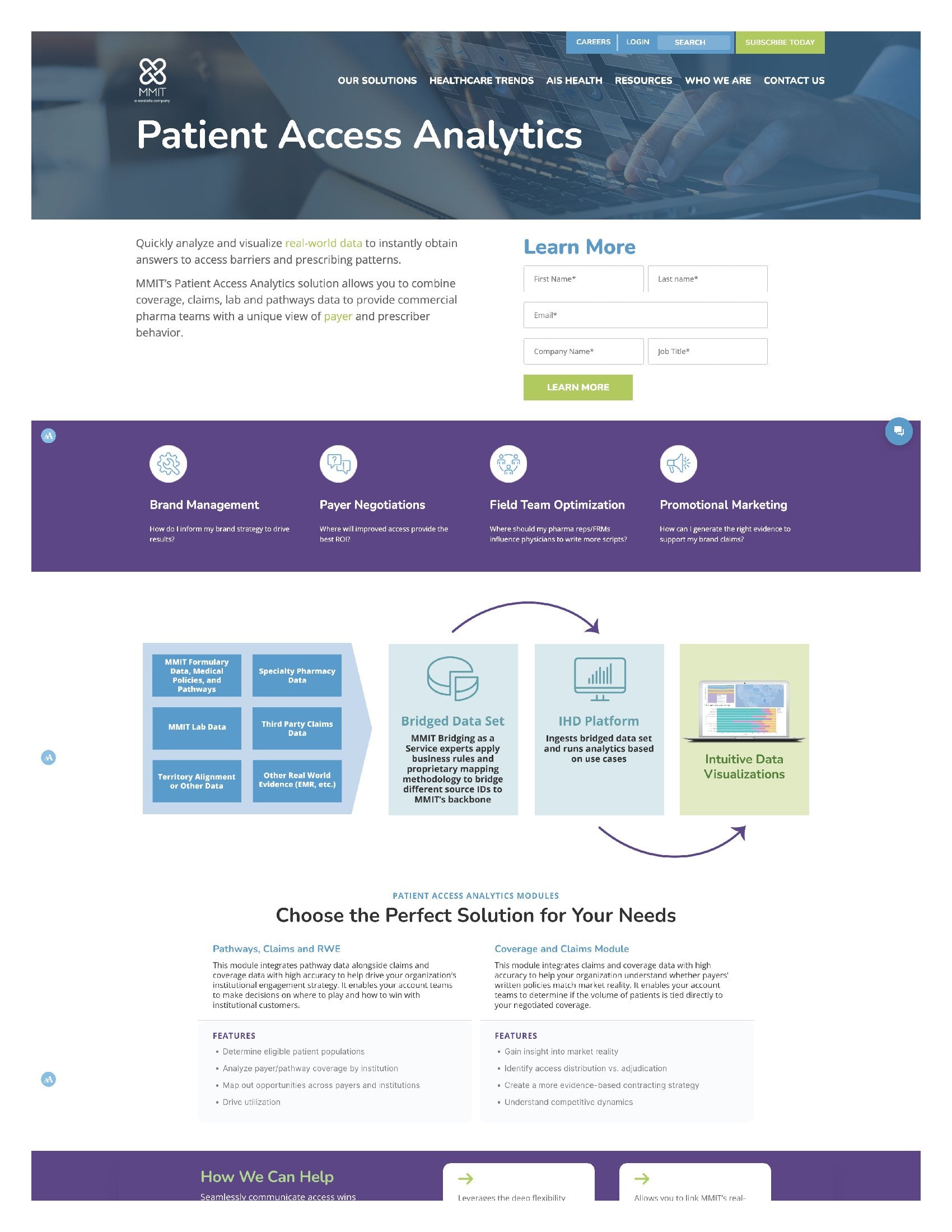 TITAN Health Awards Winner - MMIT’s Patient Access Analytics 2
