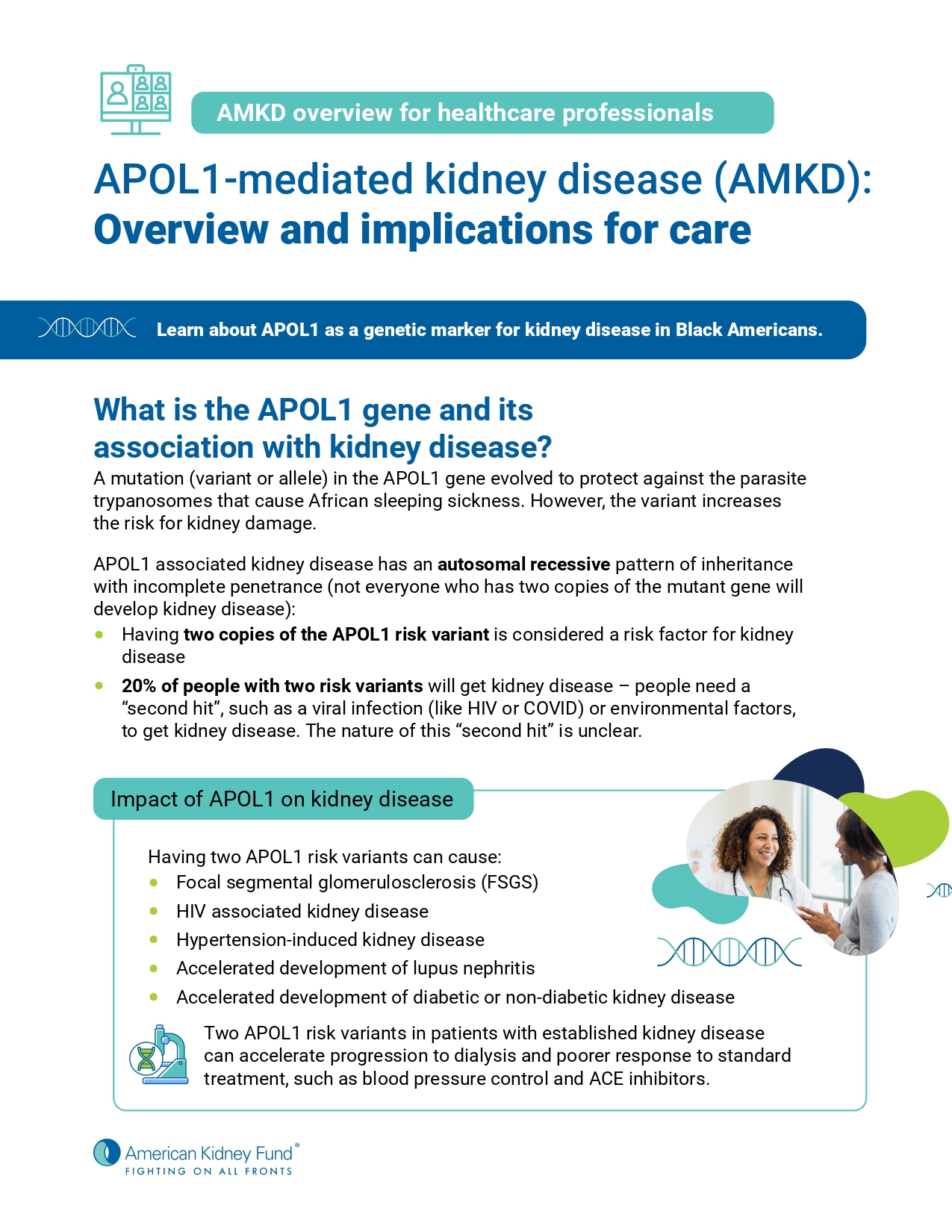 TITAN Health Awards Winner - AMKD overview for healthcare professionals 1