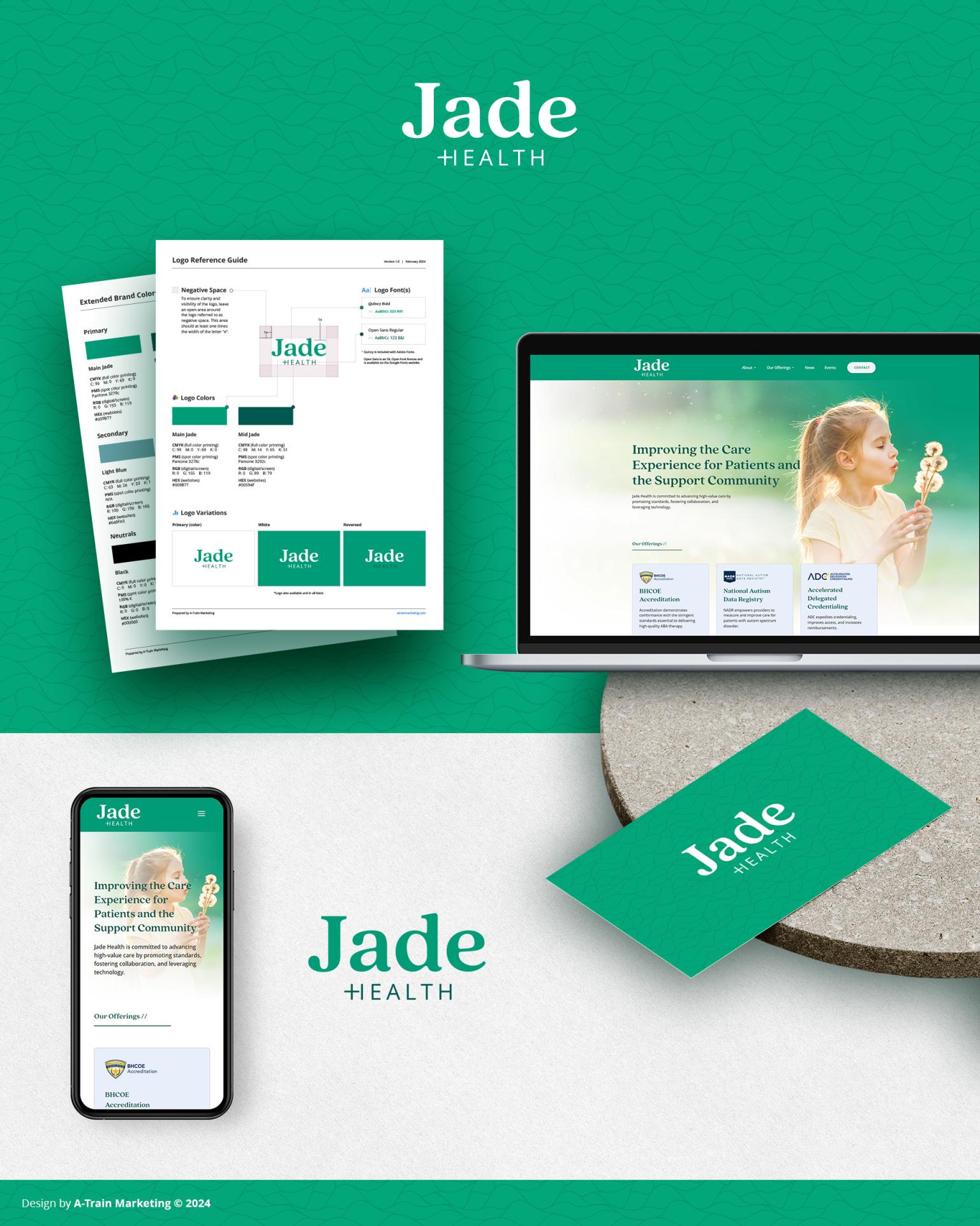 TITAN Health Awards Winner - Jade Health Branding 1