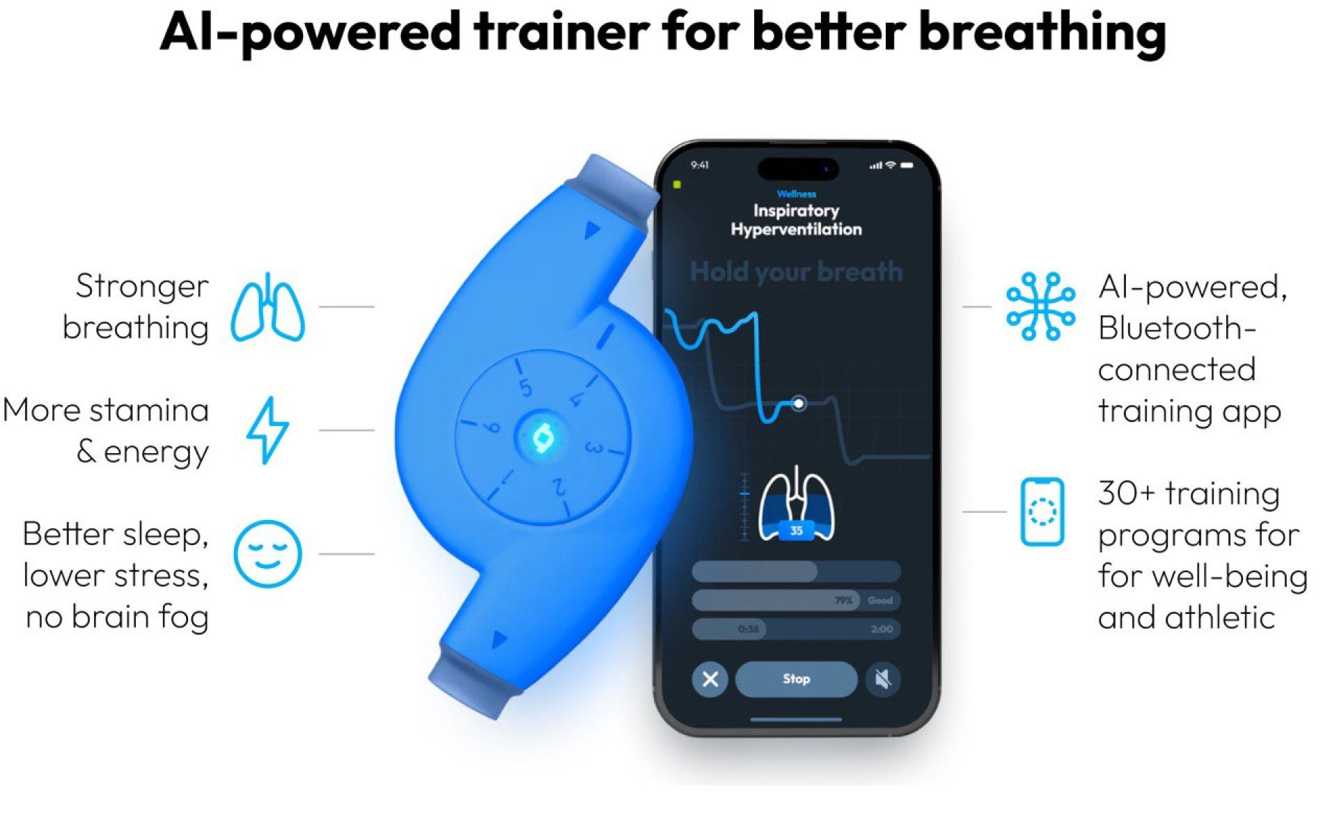 TITAN Health Awards Winner - Revolutionizing respiratory health with the world's first AI-powered breathing trainer 2