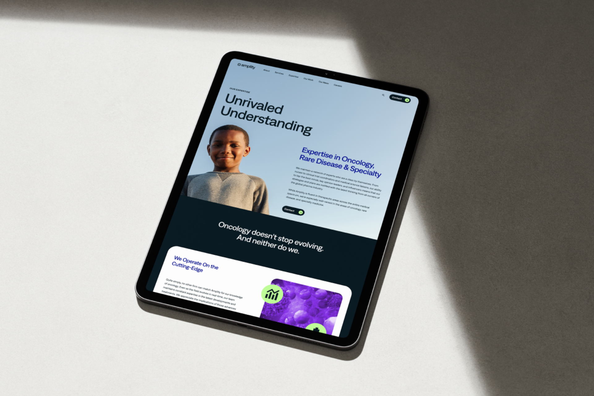 TITAN Health Awards Winner - Amplity, Inc. Website Redesign 7