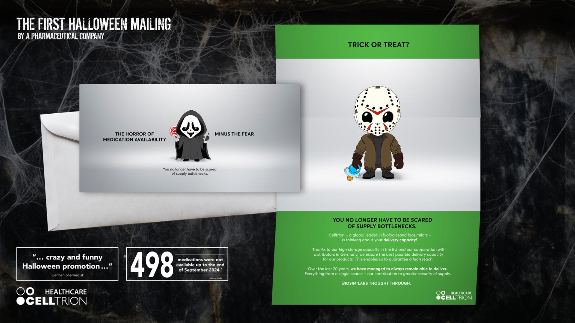 TITAN Health Awards Winner - The first Halloween mailing by a pharmaceutical company. 2