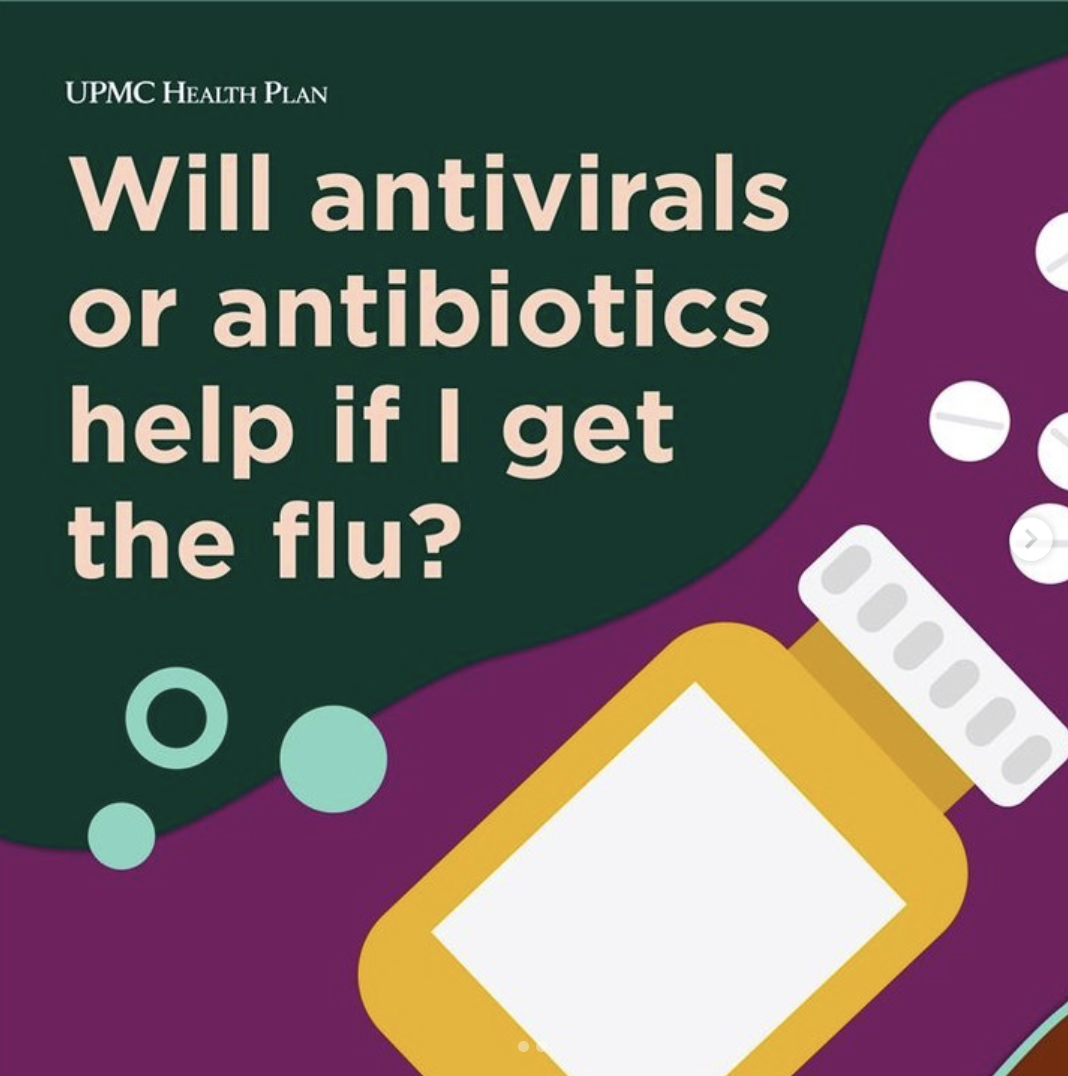 TITAN Health Awards Winner - Q4 UPMC Health Plan Social Organic Flu Posts/Instagram 2