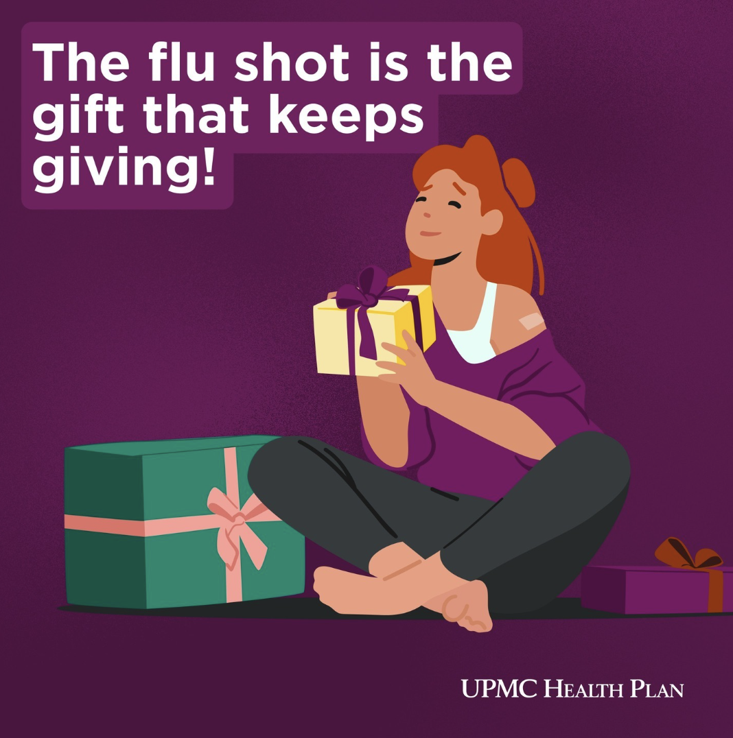TITAN Health Awards Winner - Q4 UPMC Health Plan Social Organic Flu Posts/Instagram 3