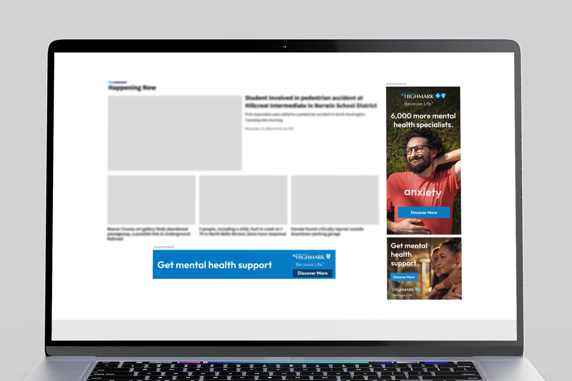 TITAN Health Awards Winner - Highmark Mental Health Campaign 3