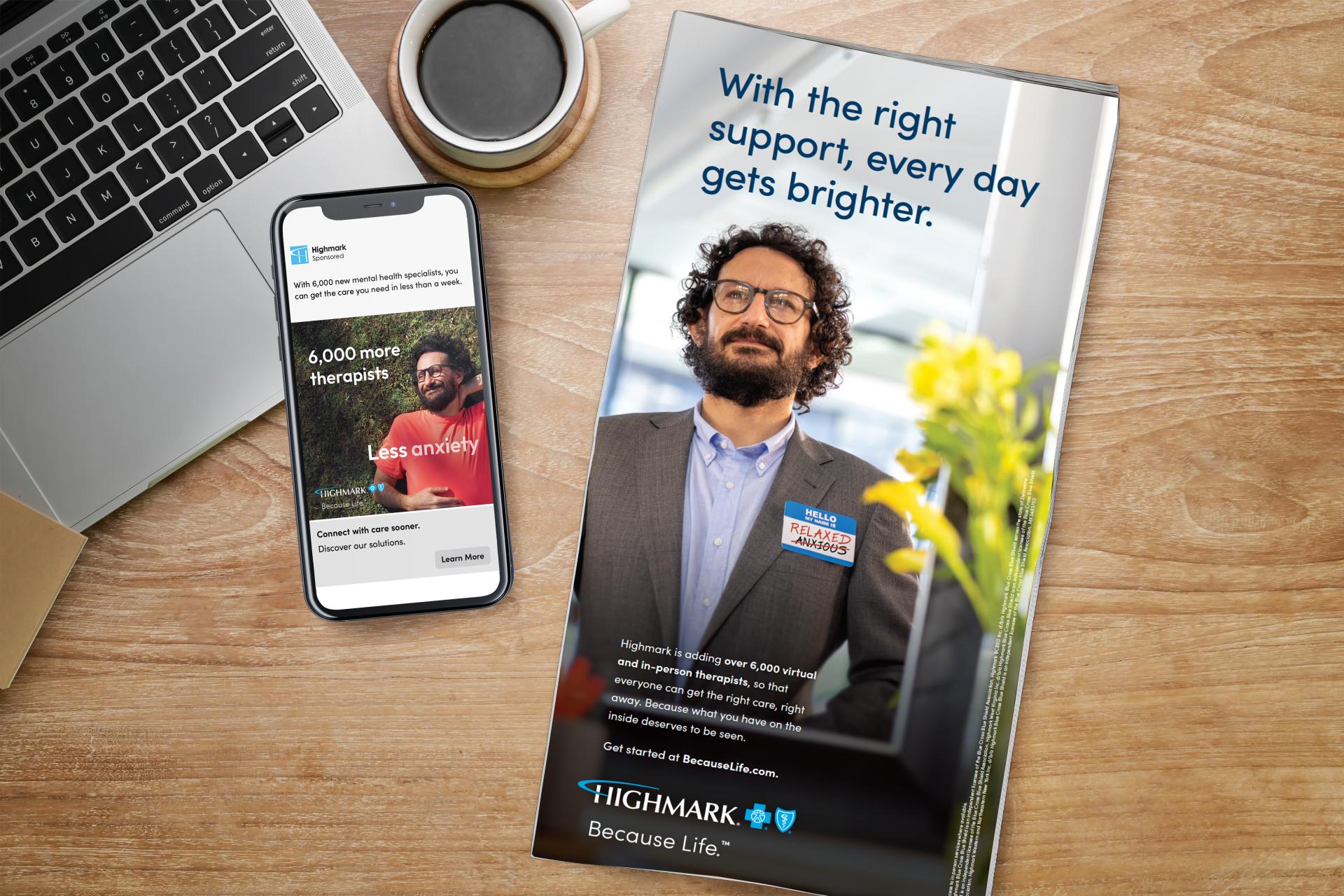 TITAN Health Awards Winner - Highmark Mental Health Campaign 4