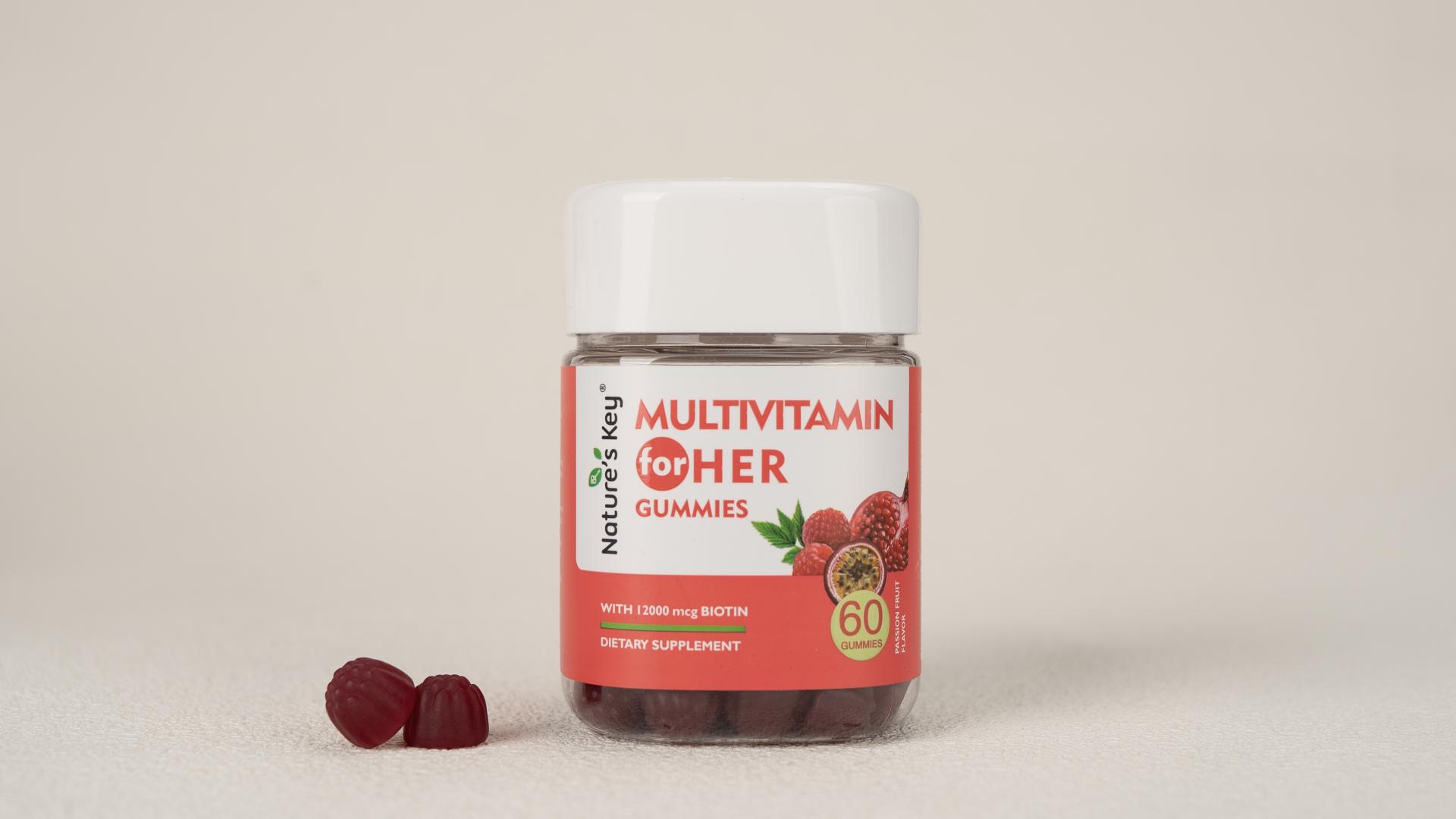 TITAN Health Awards Winner - NATURE'S KEY MULTIVITAMIN FOR HERGUMMIES 4