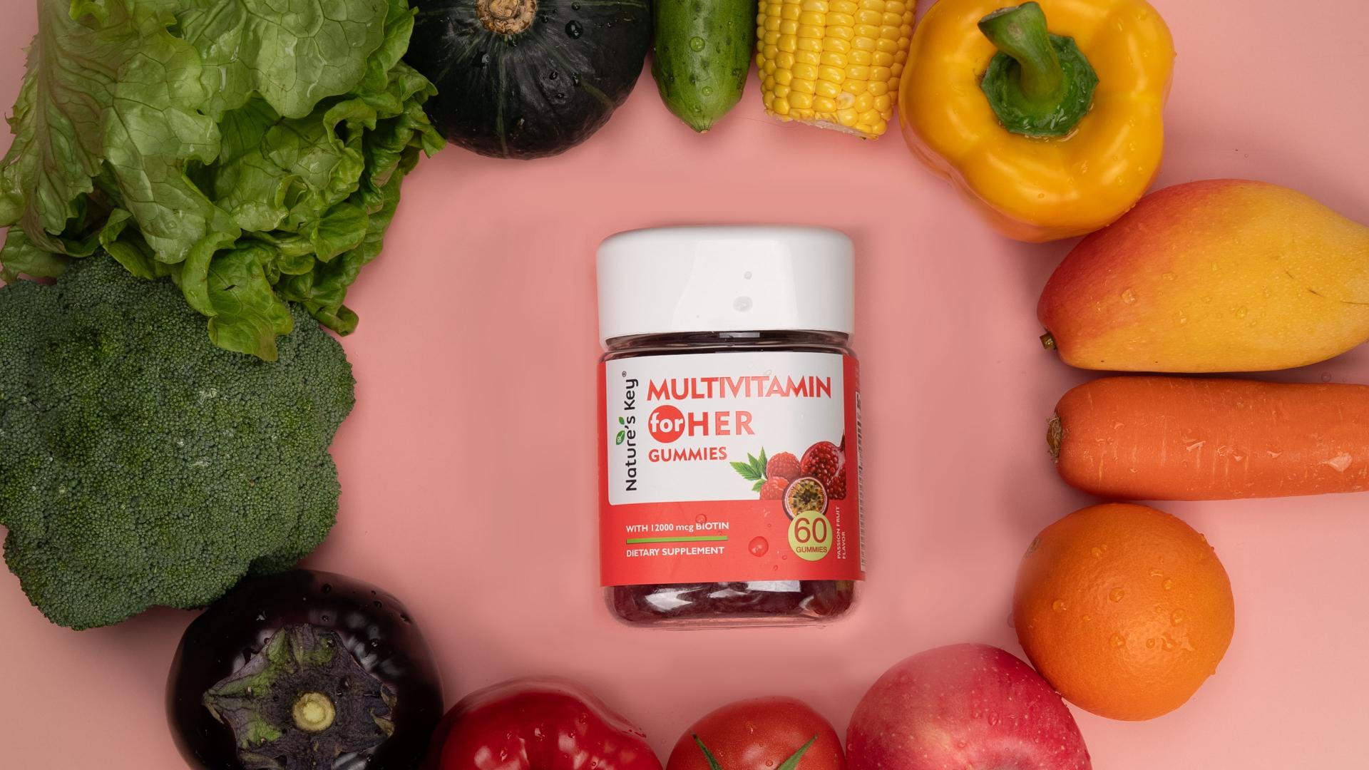 TITAN Health Awards Winner - NATURE'S KEY MULTIVITAMIN FOR HERGUMMIES 6