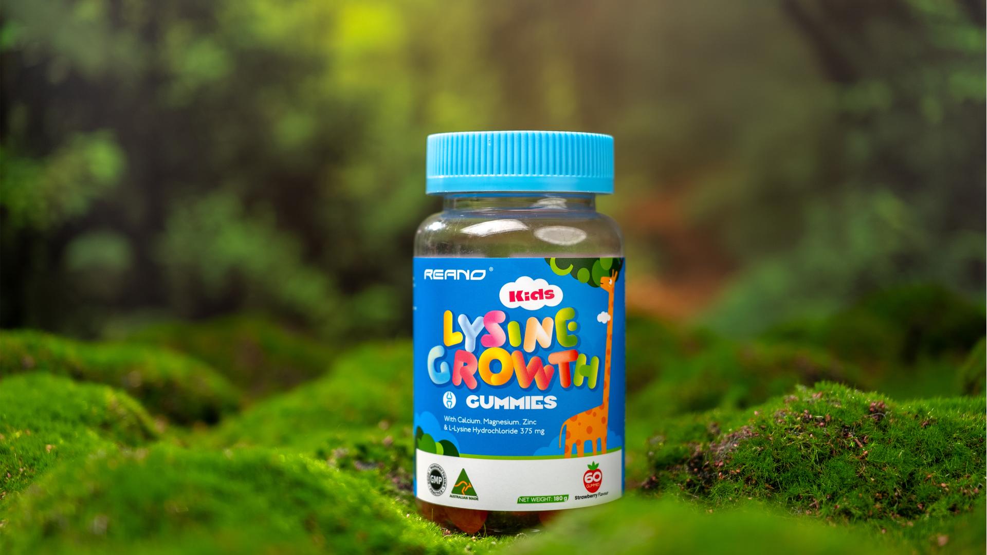 TITAN Health Awards Winner - REANO LYSINE GROWTH GUMMIES 1
