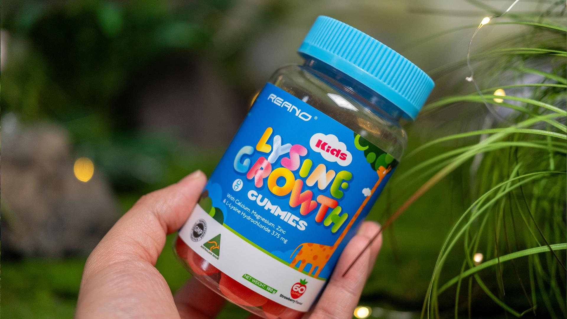 TITAN Health Awards Winner - REANO LYSINE GROWTH GUMMIES 8