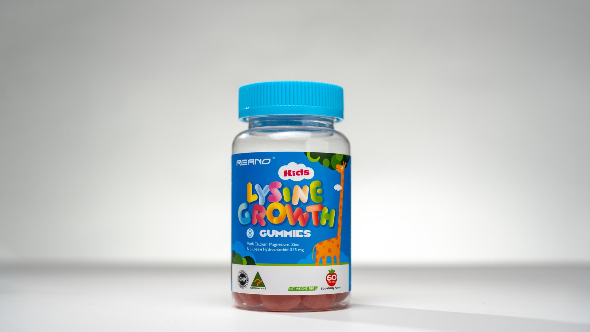 TITAN Health Awards Winner - REANO LYSINE GROWTH GUMMIES 4