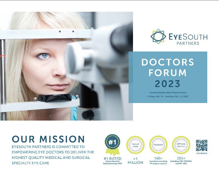 TITAN Health Awards Winner - Branded Content for 2023 EyeSouth Doctors Forum 3