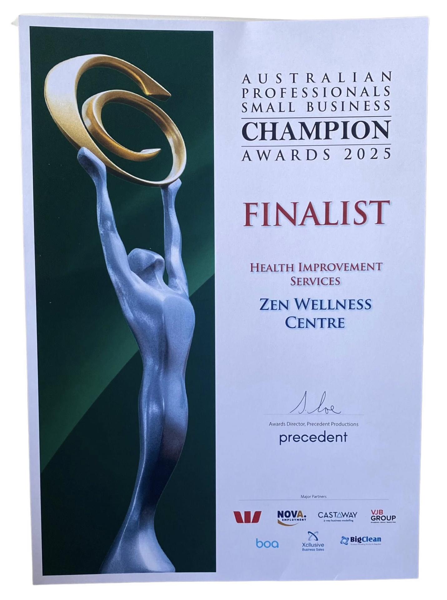 TITAN Health Awards Winner - Zen Wellness Centre 3
