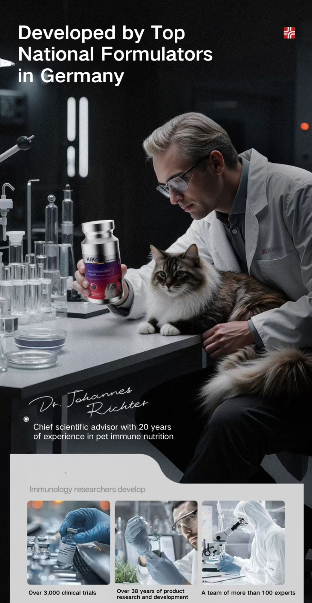 TITAN Health Awards Winner - KiKOl German Deep Sea Fish Oil for Pets 7