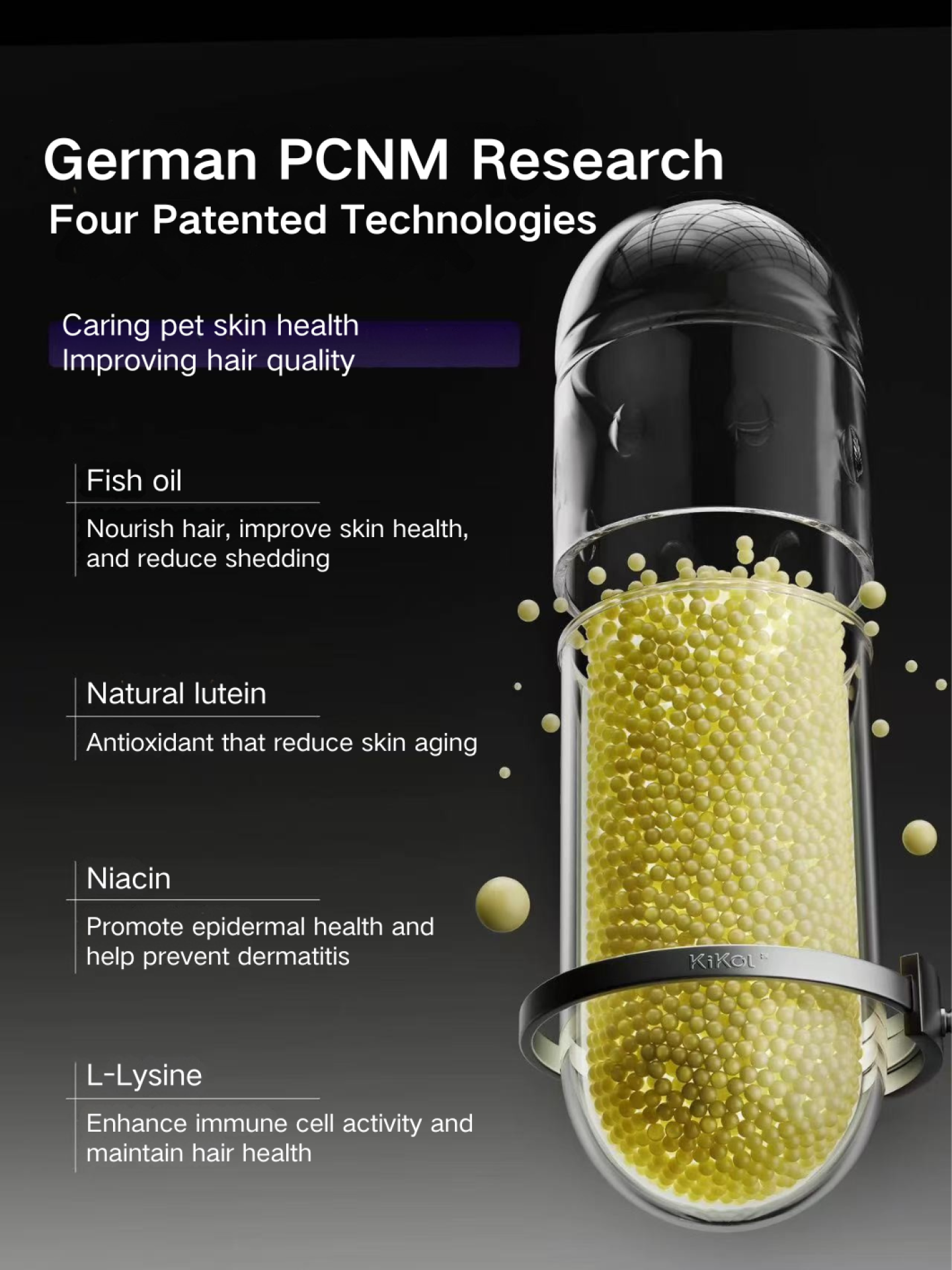 TITAN Health Awards Winner - KiKOl German Deep Sea Fish Oil for Pets 5