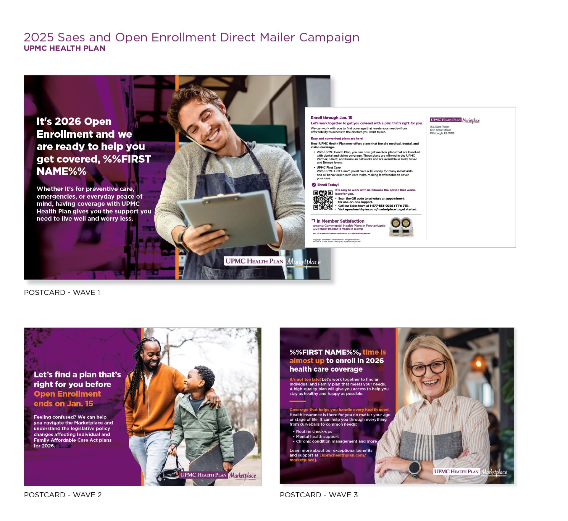 TITAN Health Awards Winner - UPMC Health Plan Individual and Family Open Enrollment Campaign 3