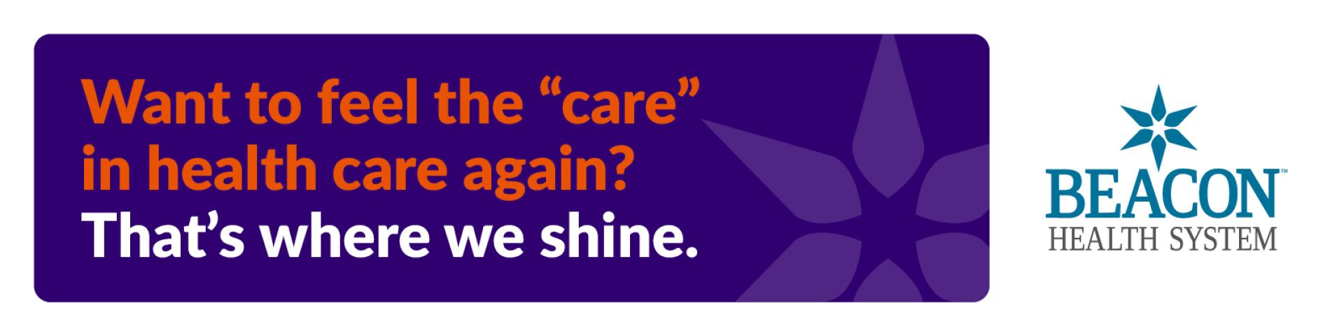 TITAN Health Awards Winner - Beacon Brand That’s Where We Shine Campaign 1