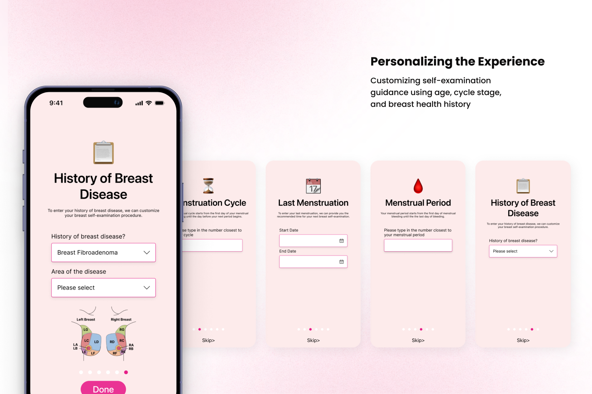 TITAN Health Awards Winner - Palpa: AR-Integrated App for Breast Self-Examination 3