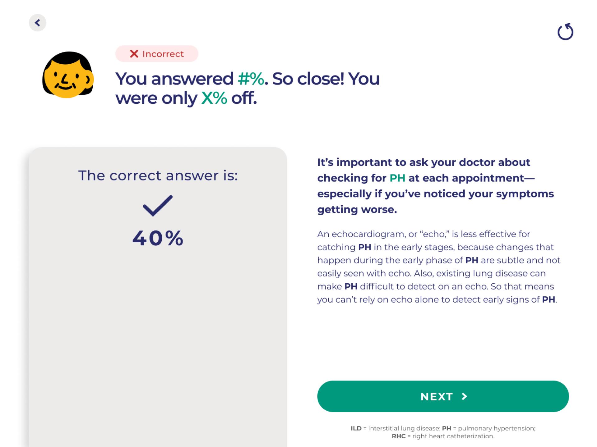 TITAN Health Awards Winner - TYVASO ILD Interactive Tool 7