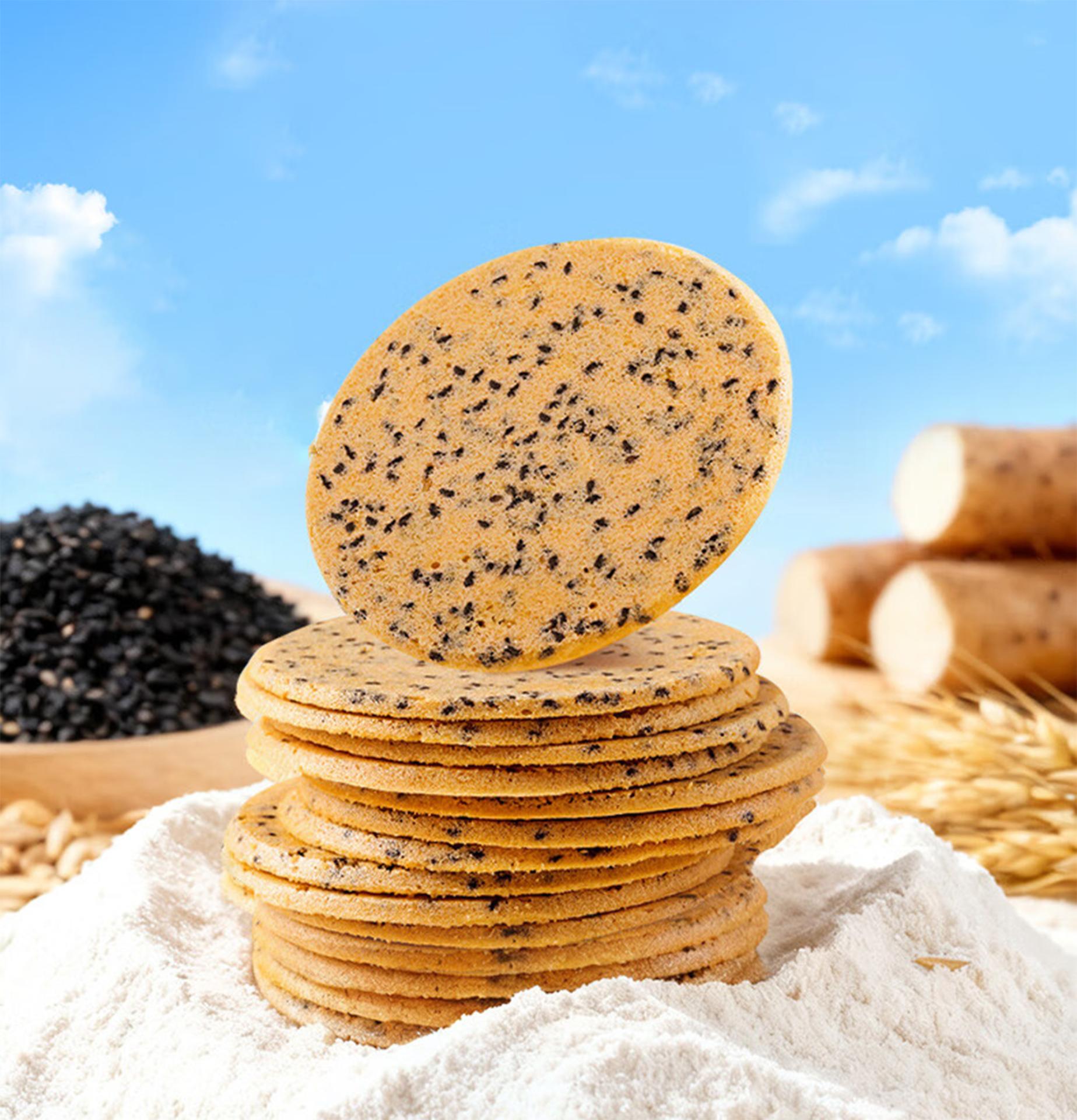 TITAN Health Awards Winner - Sugar-Free Iron Stick Yam and Black Sesame Cracker 3