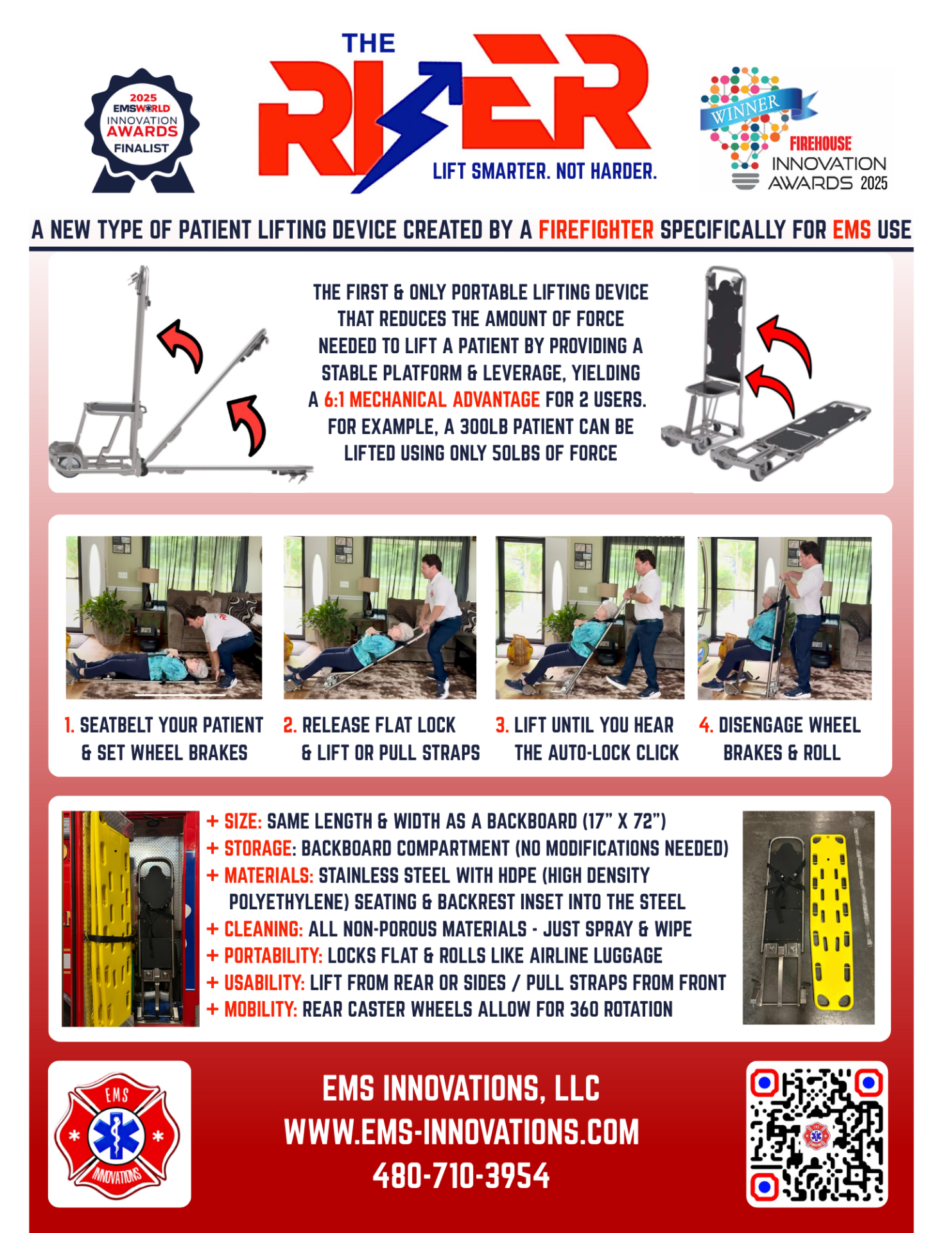 TITAN Health Awards Winner - The RISER - Future Innovation Design: Safety 8