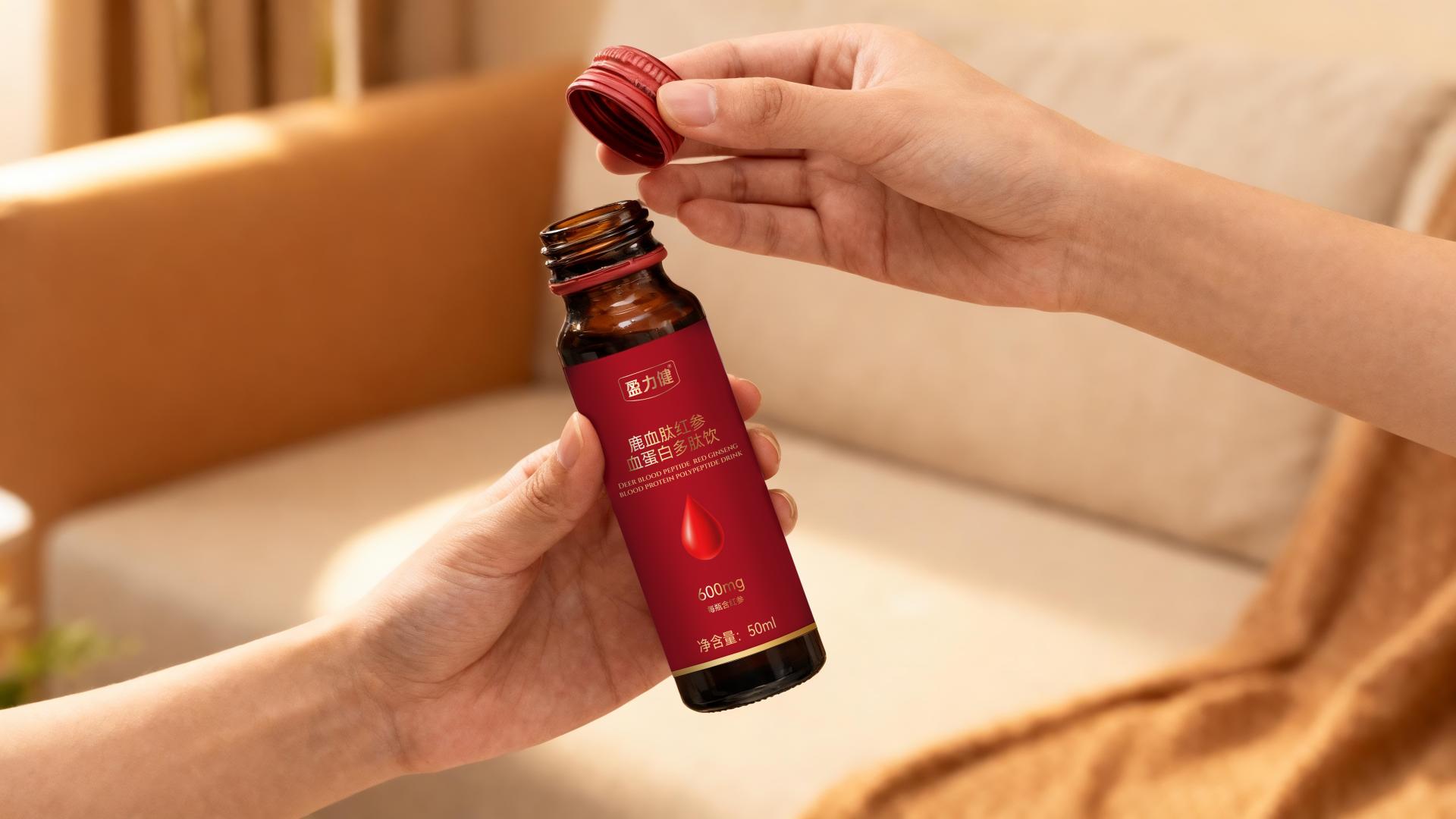 TITAN Health Awards Winner - DEER BLOOD PEPTIDE RED GINSENG BLOOD PROTEIN POLYPEPTIDE DRINK 8