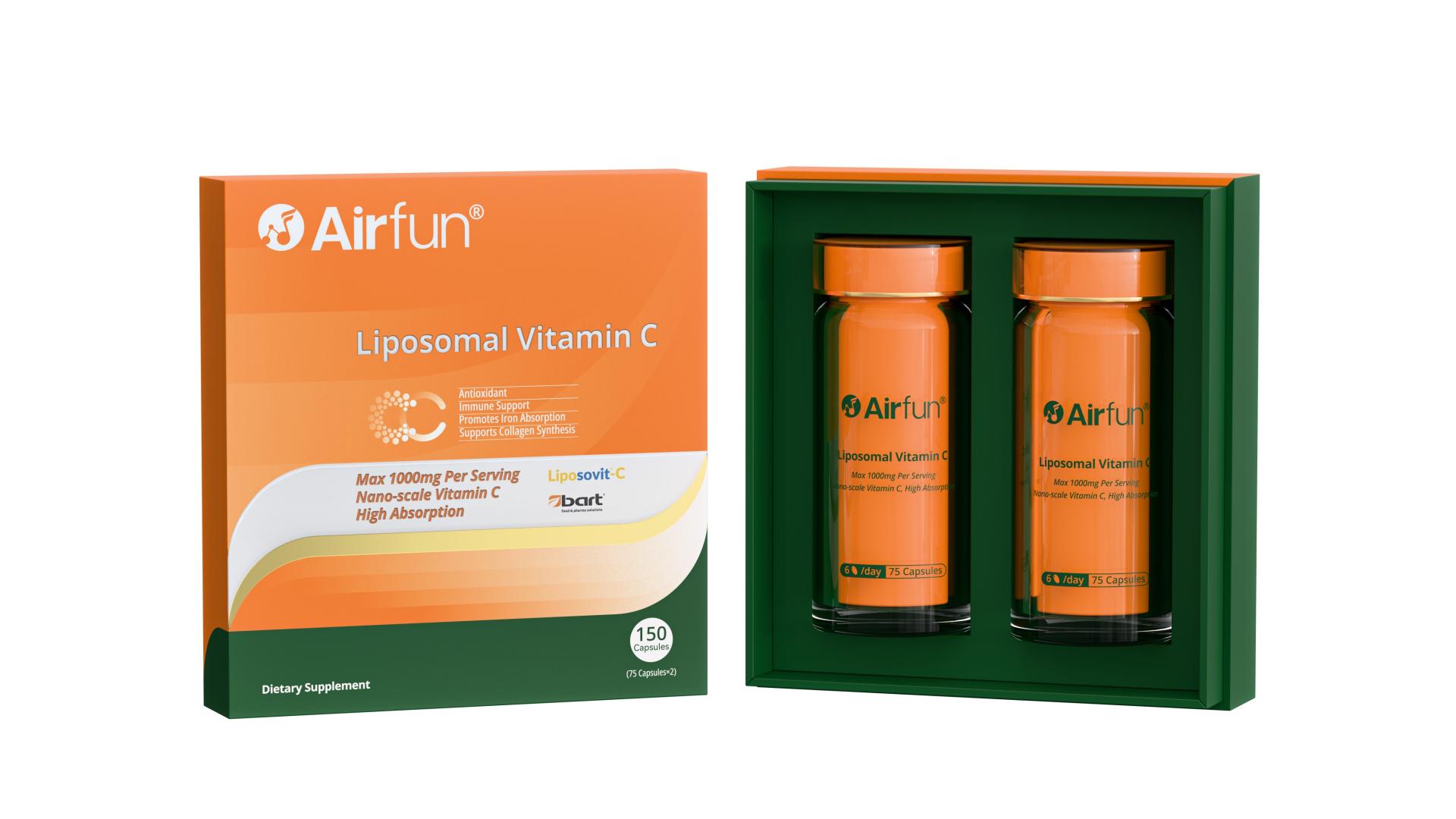 TITAN Health Awards Winner - Airfun LIPOSOMAL VITAMIN C 7