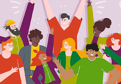 2024 UPMC Health Plan Retail Illustrations for Organic Social Posts, Healthcare Awards Winner