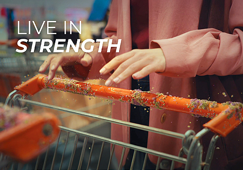 TITAN Health Awards Winner -  Live in Strength By Fingerpaint Marketing